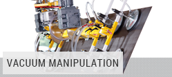 Vacuum handling and latching Vacuum handling and latching