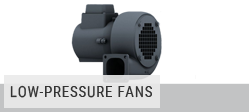 Low-pressure fans Low-pressure fans