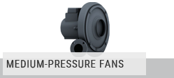 Medium-pressure fans Medium-pressure fans